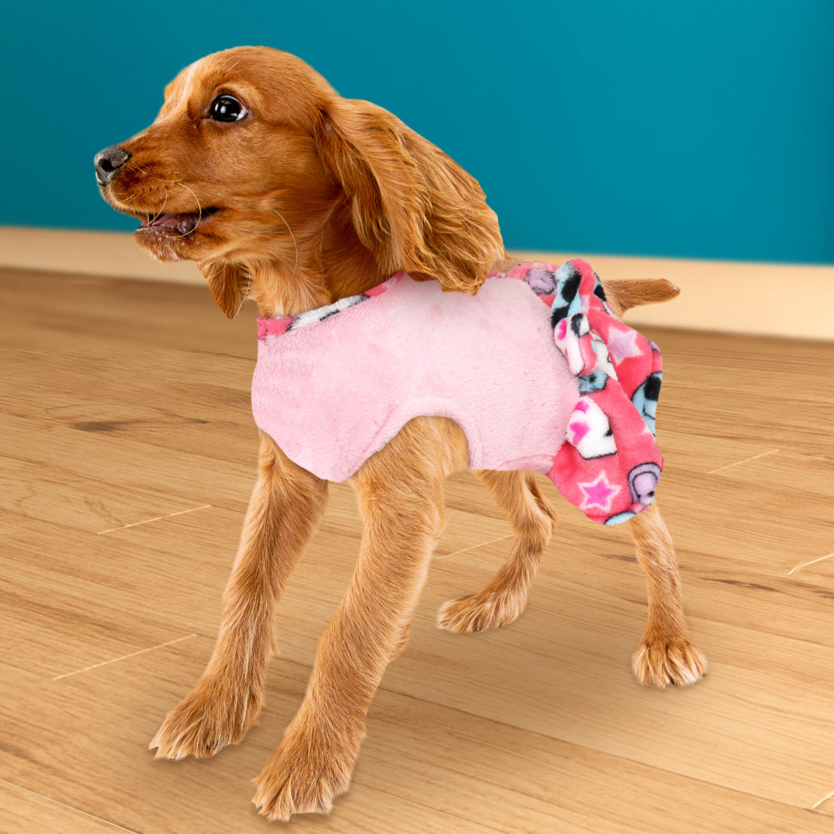 Vestido Invernal color Rosa para Mascota