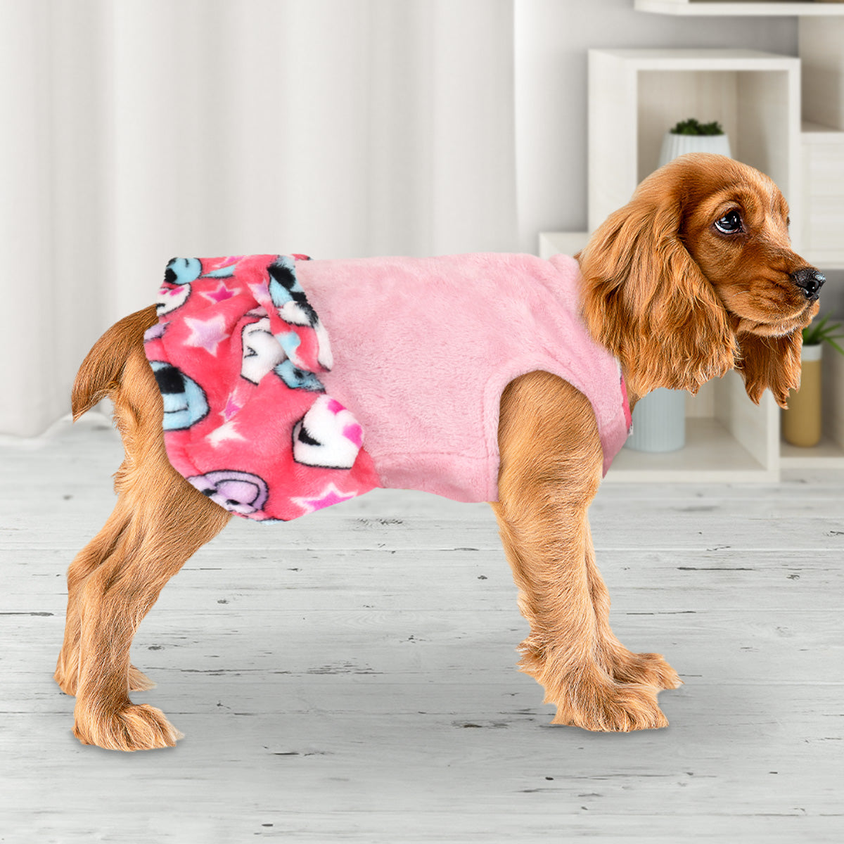 Vestido Invernal color Rosa para Mascota