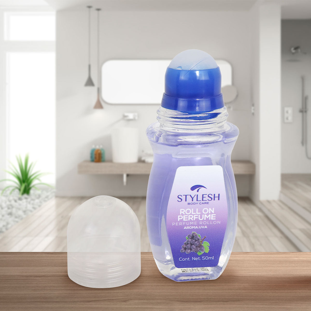 Perfume en Roll On, Olor Uva, Stylesh, 50 ml