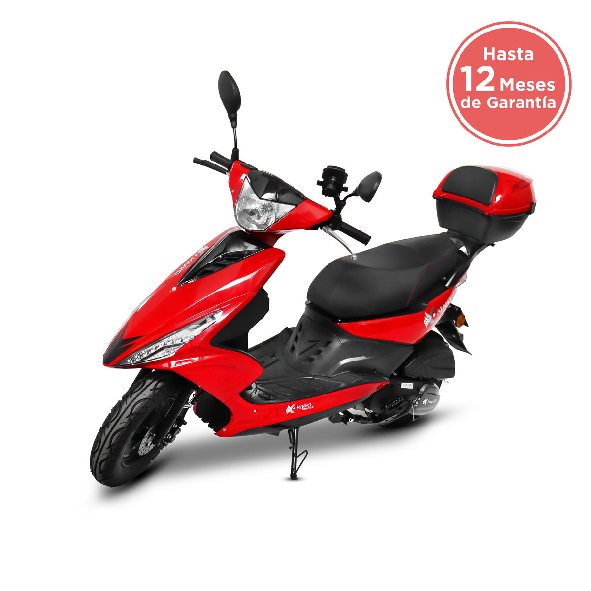 Motocicleta Kiwo Tora 125 2025 color Rojo (Reacondicionado)