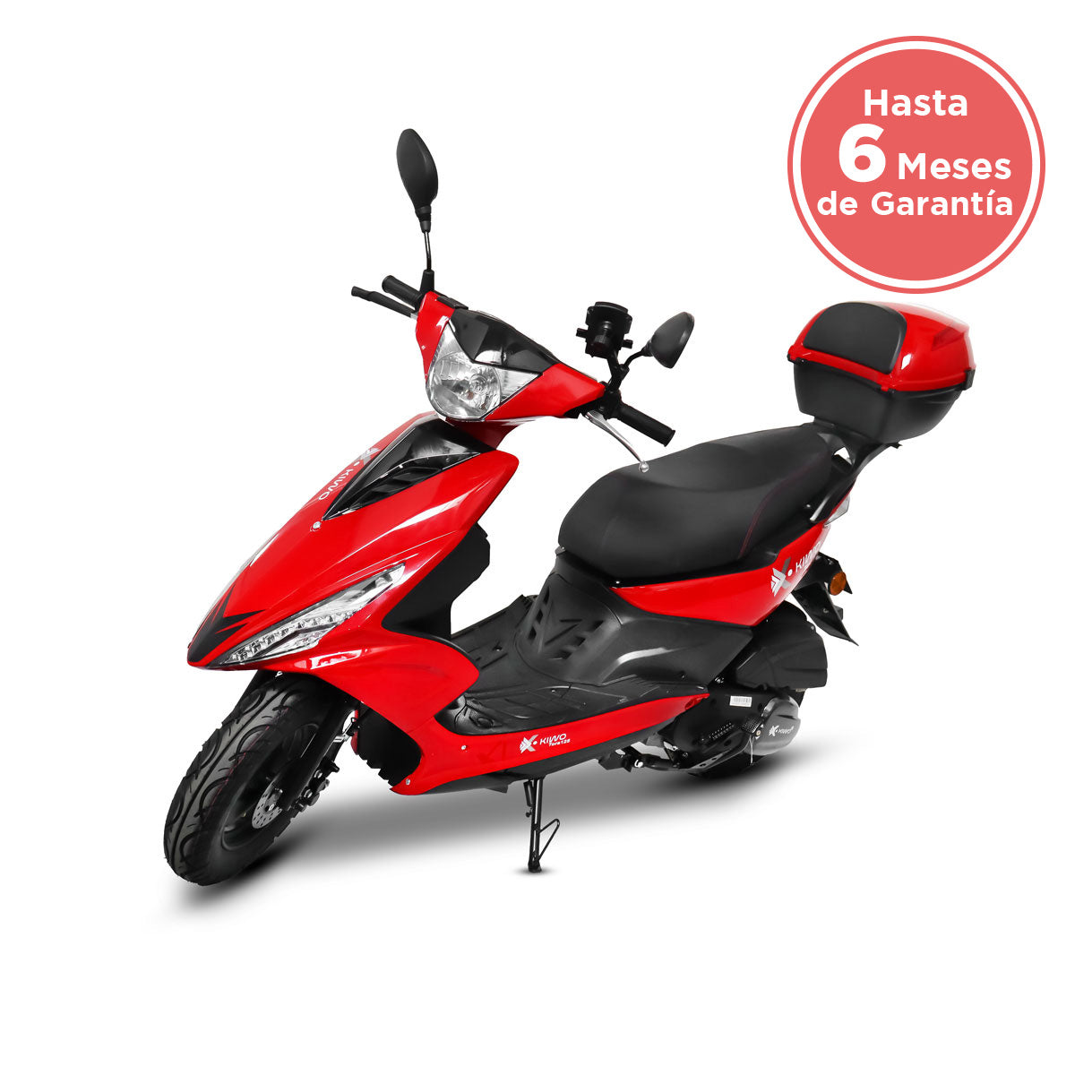 Motocicleta Kiwo Tora 125 2025 color Rojo