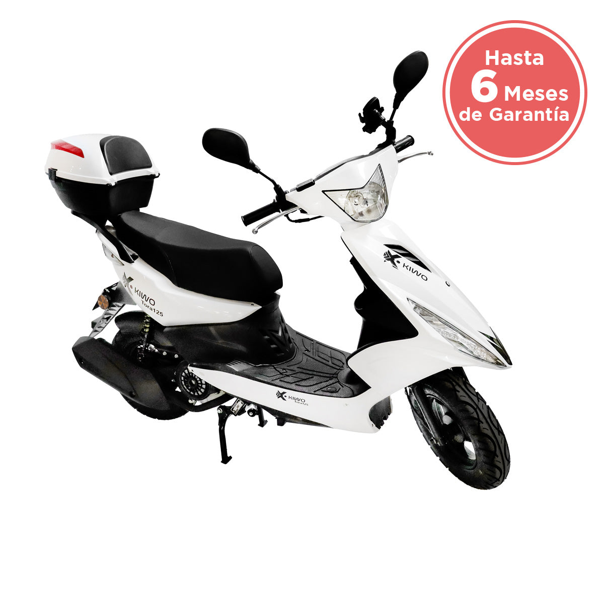 Motocicleta Kiwo Tora 125 2025, Color Blanco