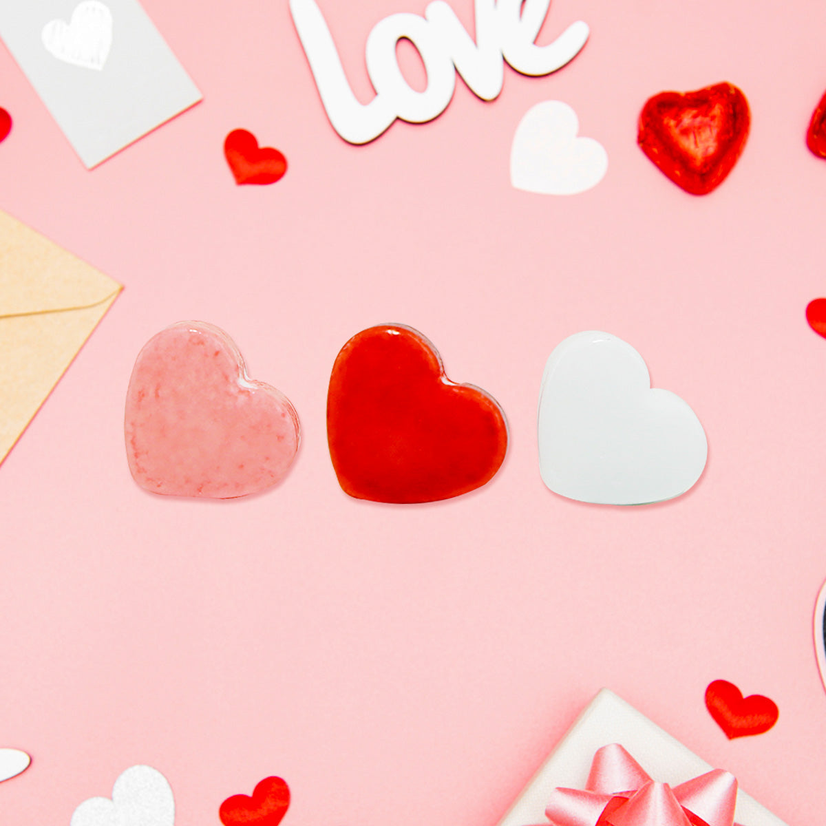 Caramelo Macizo en Forma de Corazón, Amos 85 gr.