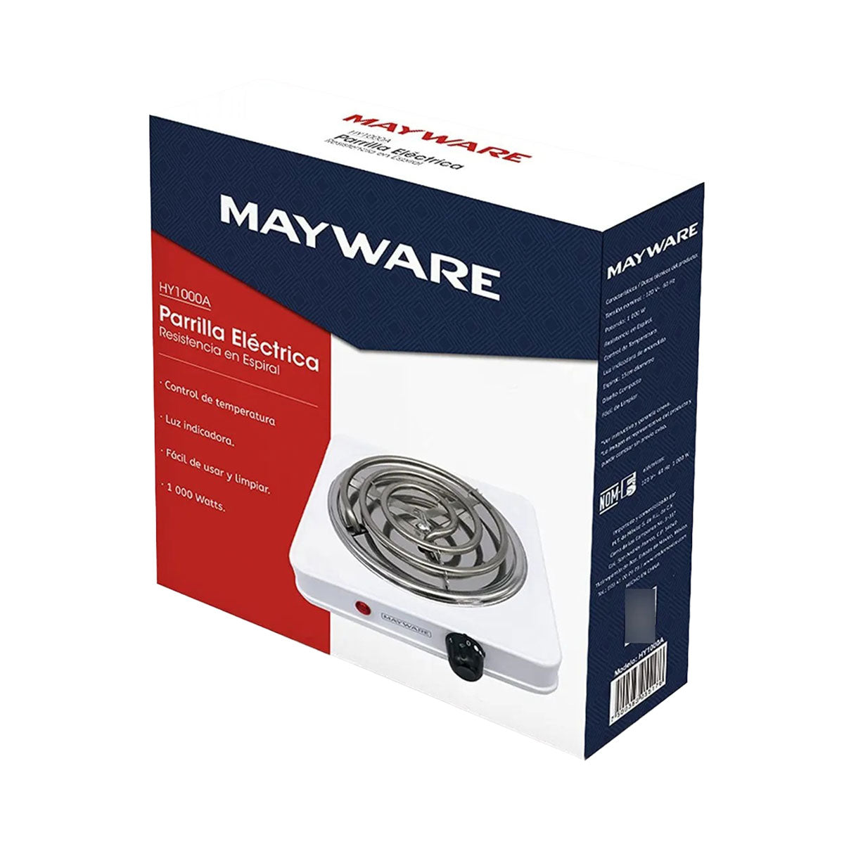 Parrilla Eléctrica Individual MAYWARE HY1000A
