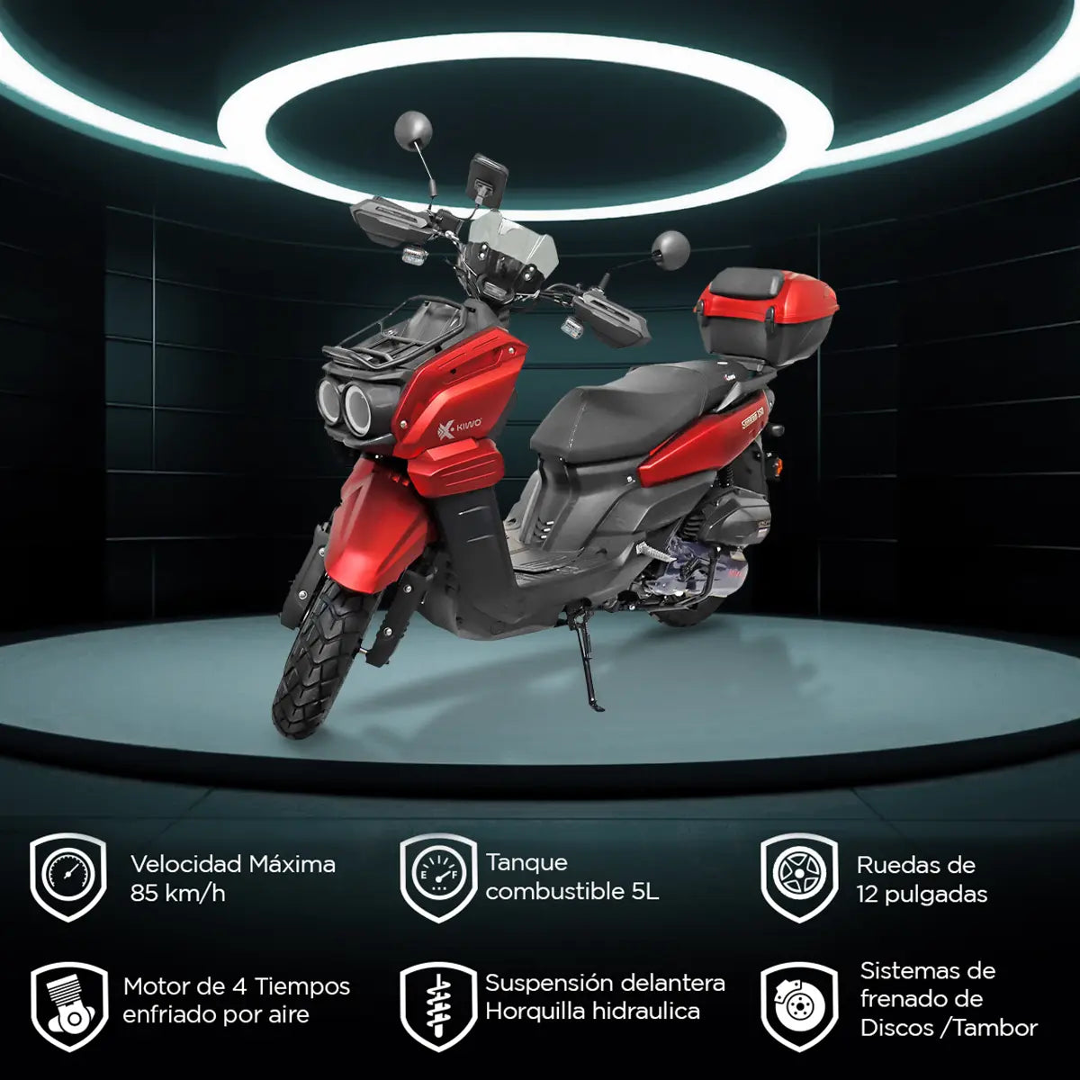 Motocicleta Senkan 150 2025, color Rojo