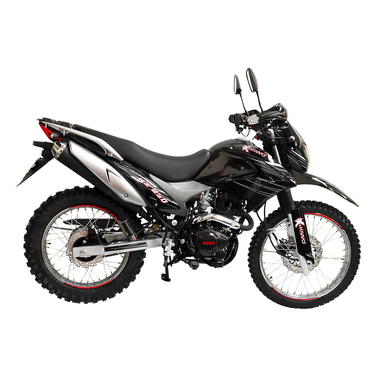 Motocicleta Kiwo KZ 250, 2025, Color Negro con Gris