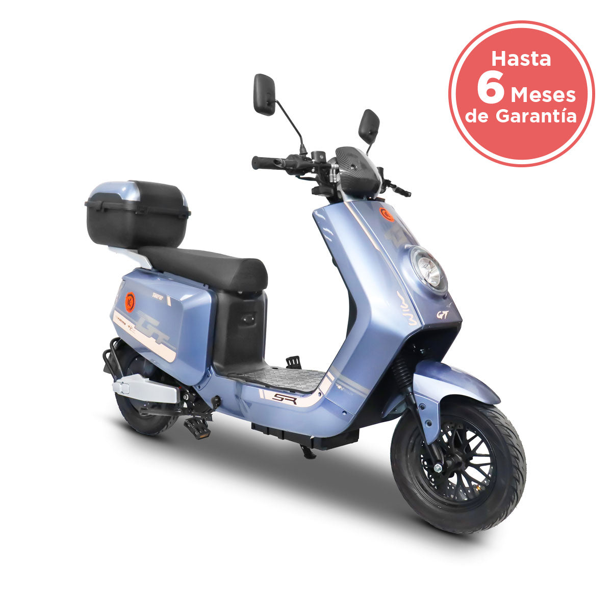 Bicicleta Eléctrica Kiwo N7A, color Gris