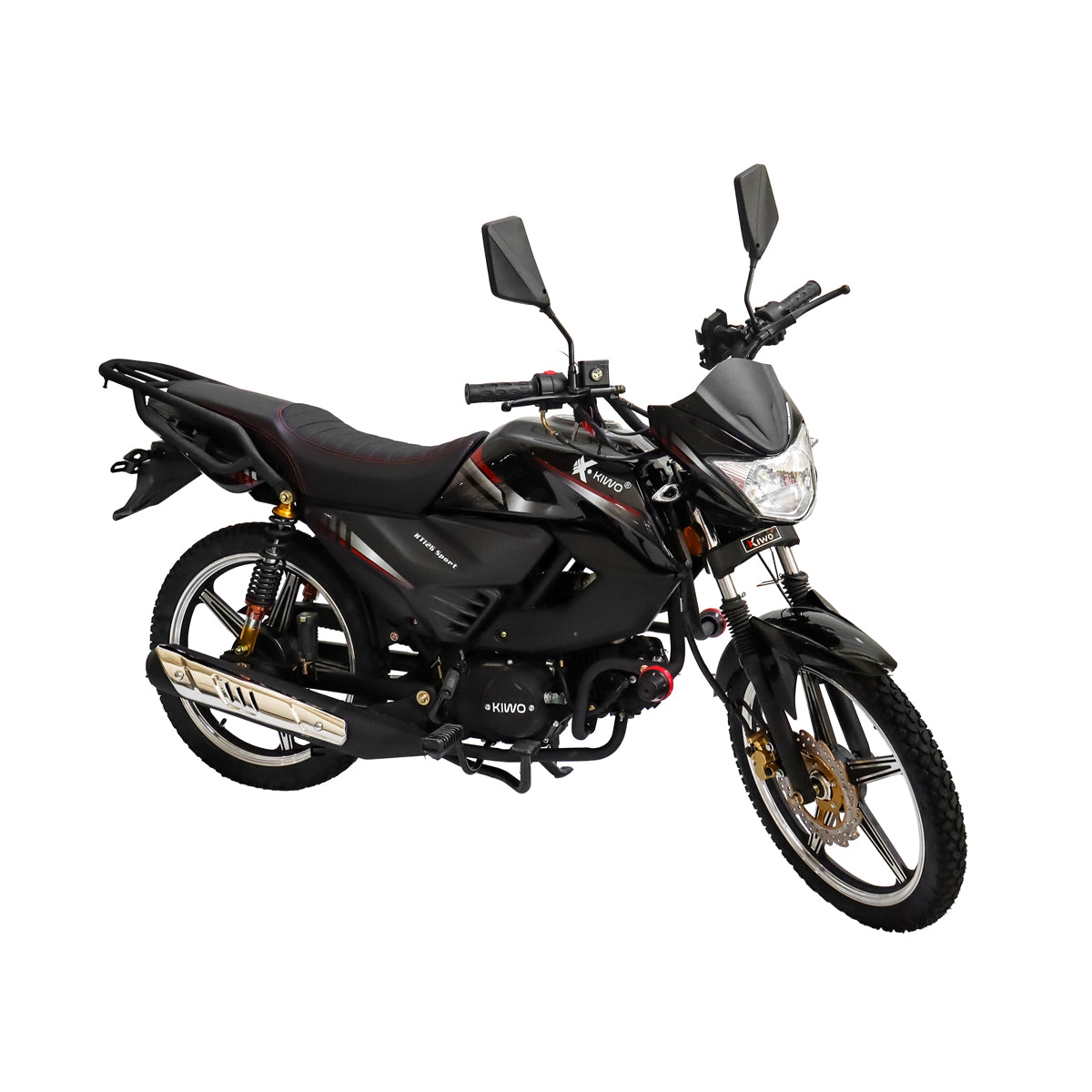 Motocicleta Kiwo KT-125, Sport, 2025, Color Negro