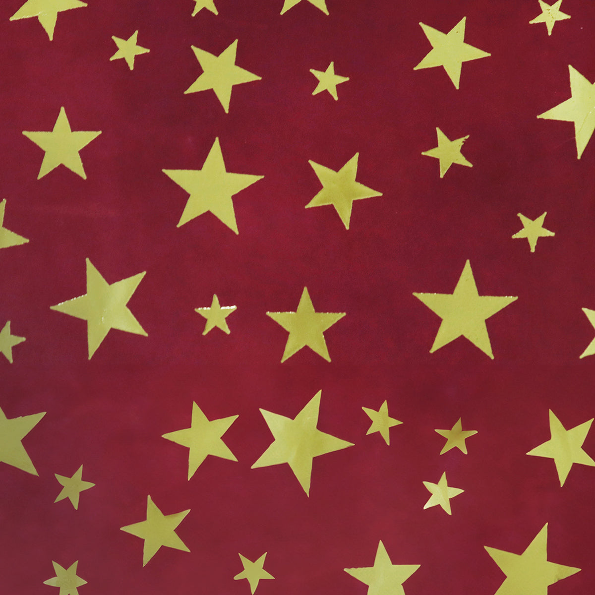 Papel Estrellado para Envolver Regalos, Color Vino, 1 Pieza