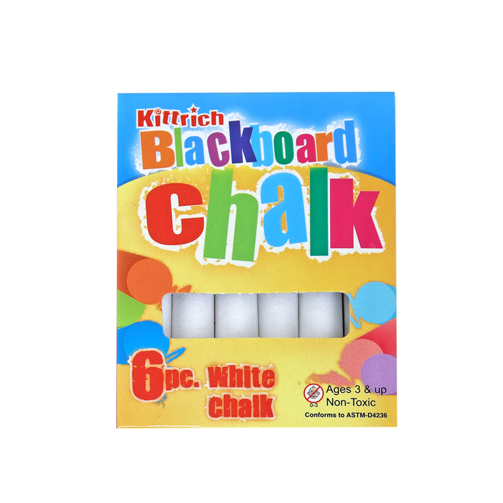 Gises Blancos Kittrich, 6 Piezas