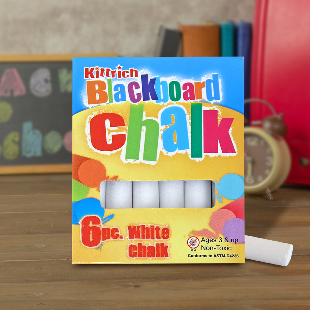 Gises Blancos Kittrich, 6 Piezas