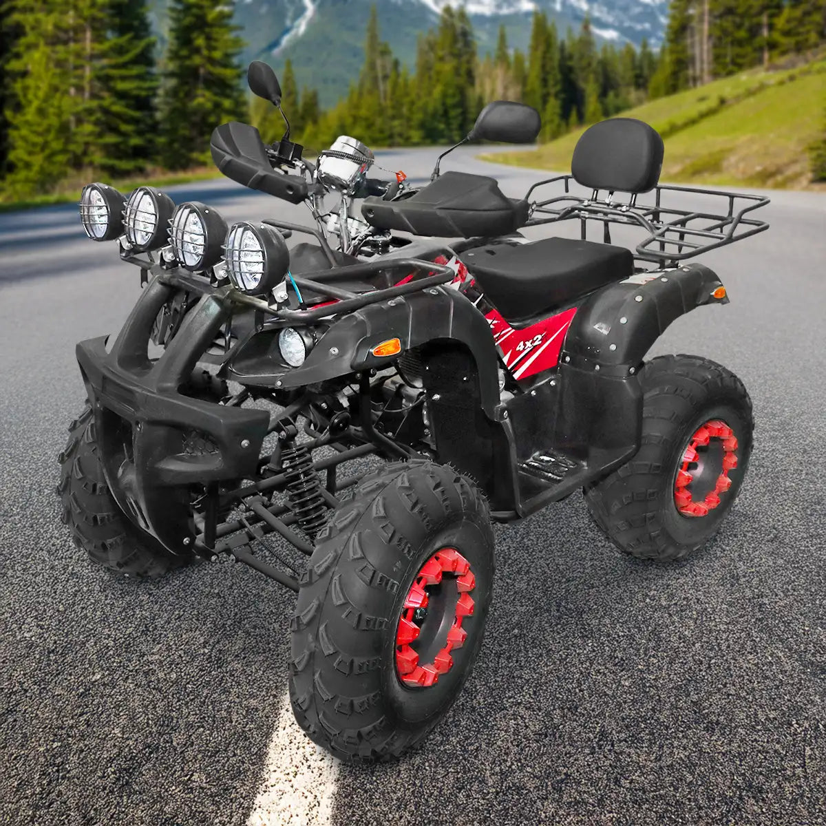 Cuatrimoto Kiwo, KVT 250, 2025, Color Rojo