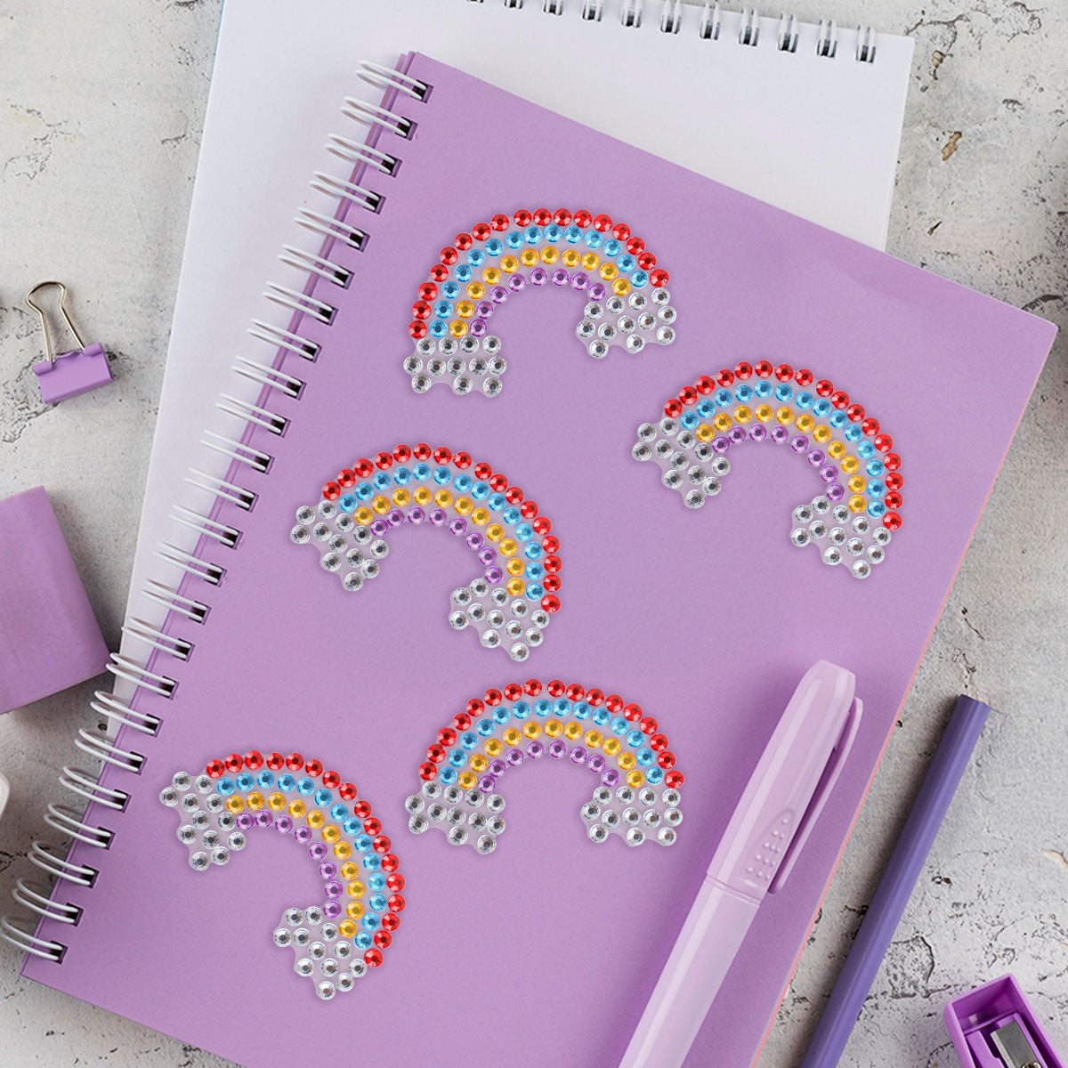 Stickers Piedras Arcoíris