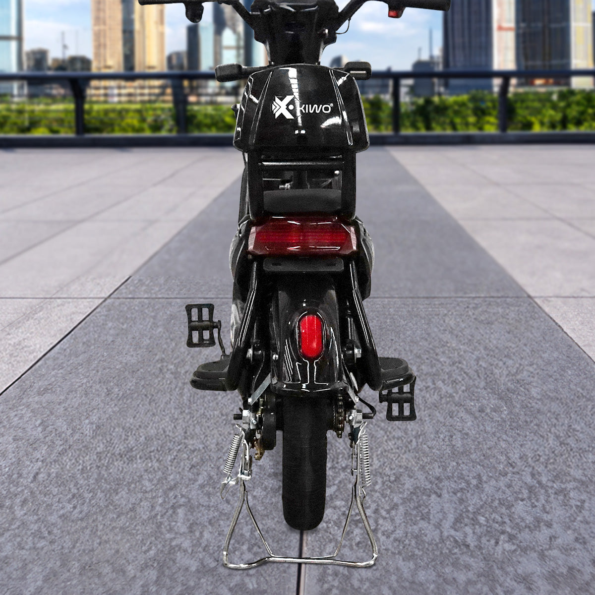 Bicicleta Eléctrica Gris Kiwo SH0Y801