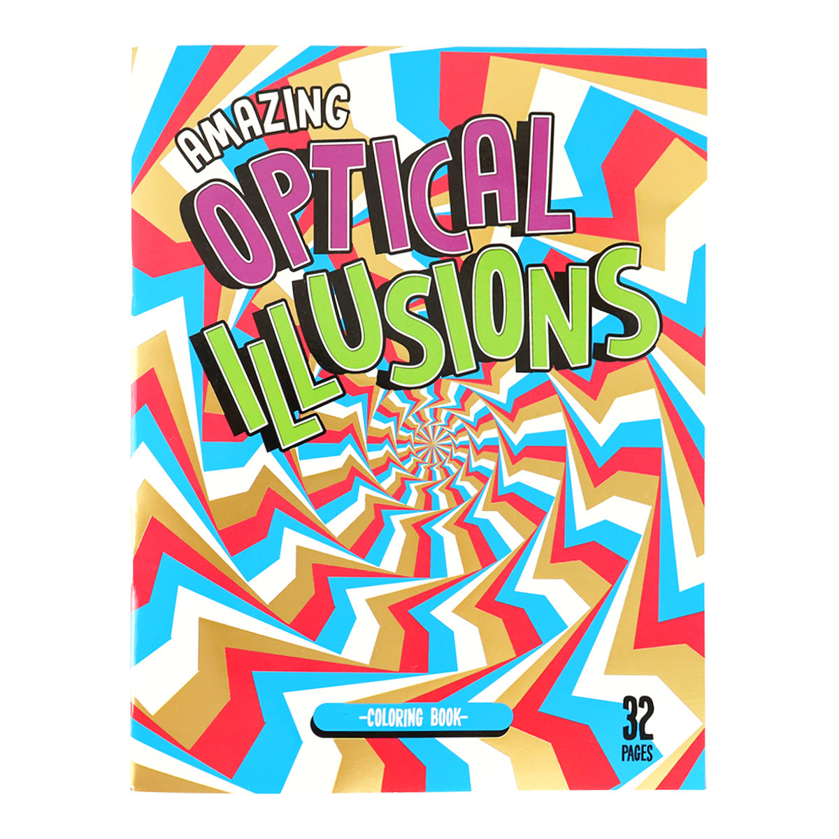 Libro para Colorear, Amazing Optical Illusions