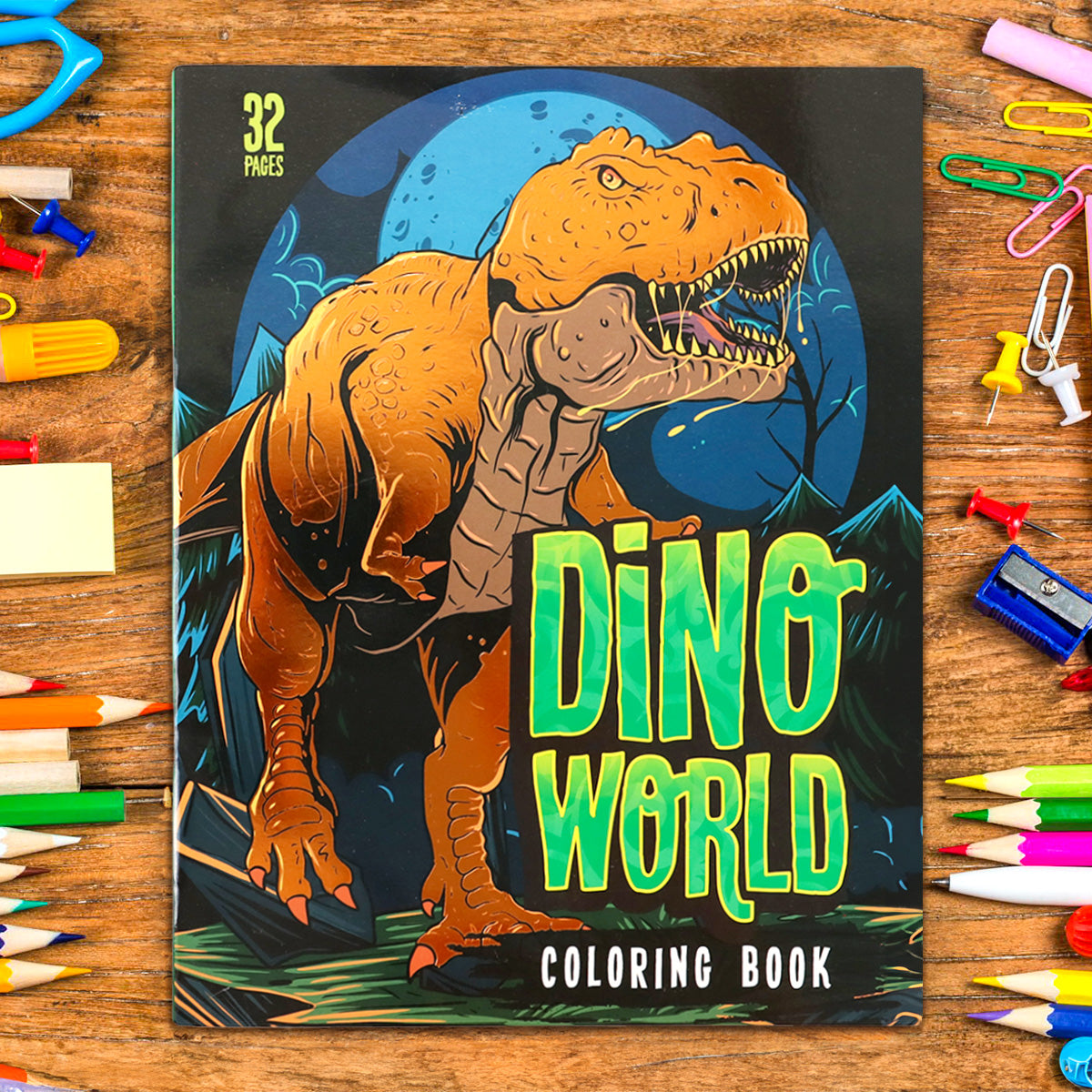 Libro para Colorear, Dino World
