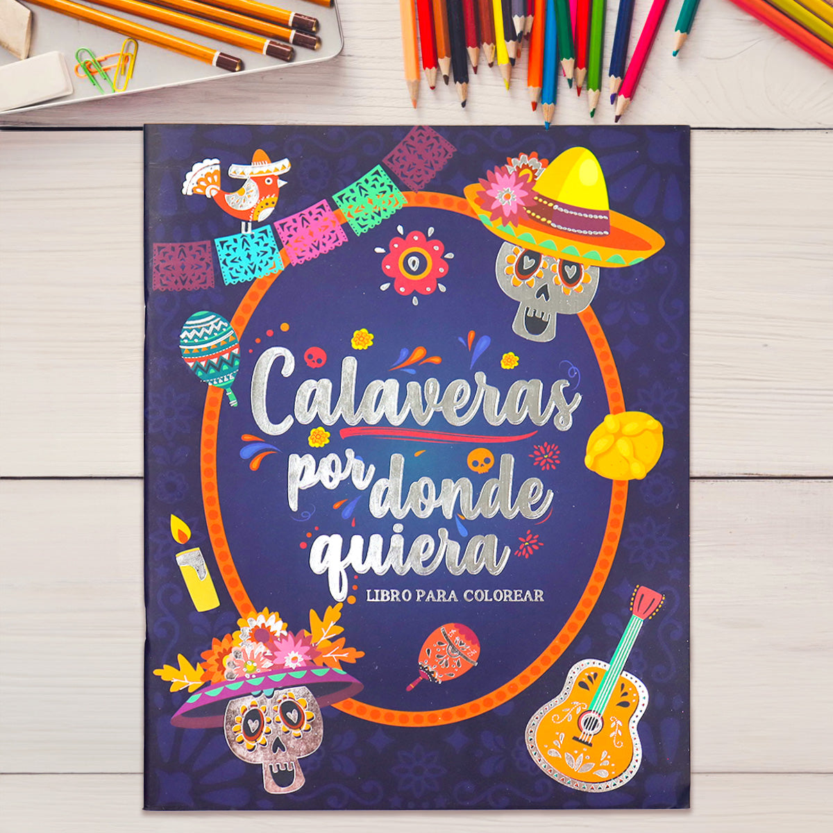 Libro para Colorear "Calaveras por donde quiera"