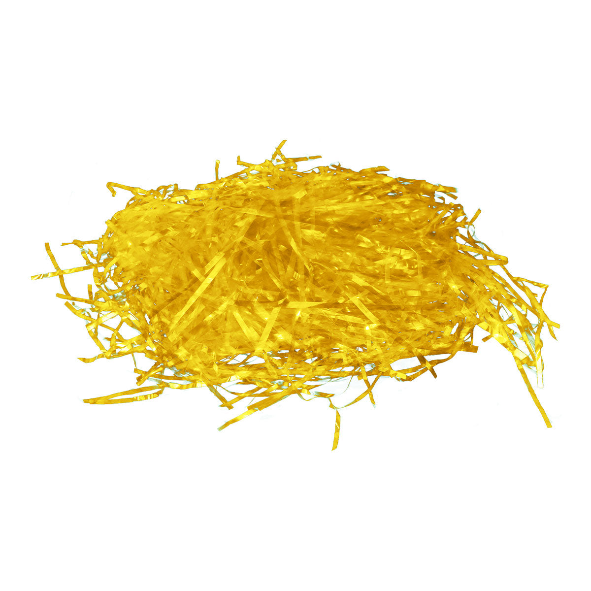 Pasto Iridiscente Decorativo para Pascua, Color Amarillo, 43gr
