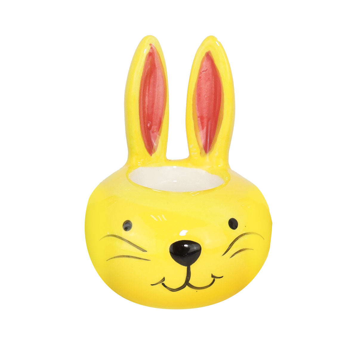 Conejito de Cerámica Decorativo, Color Amarillo
