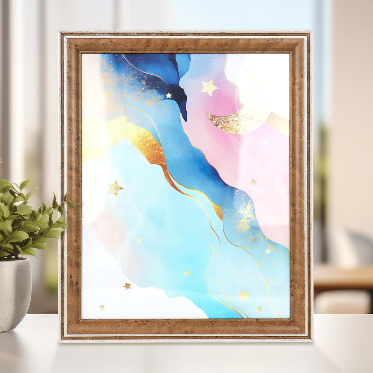 Portarretrato Clásico, Color Café, 20x25cm