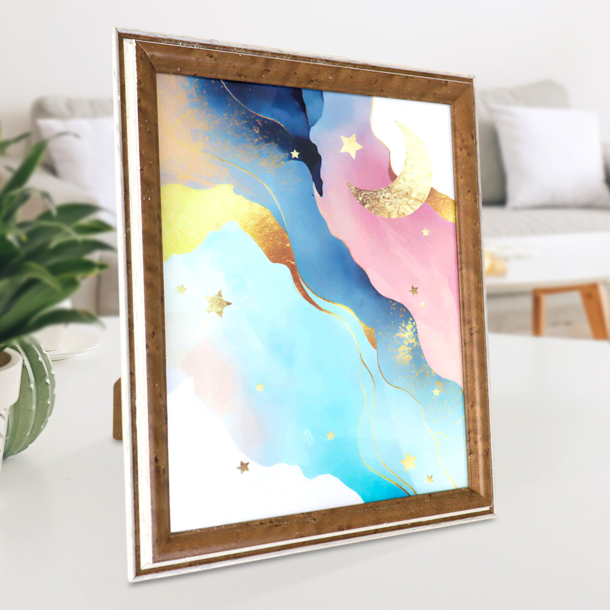 Portarretrato Clásico, Color Café, 20x25cm