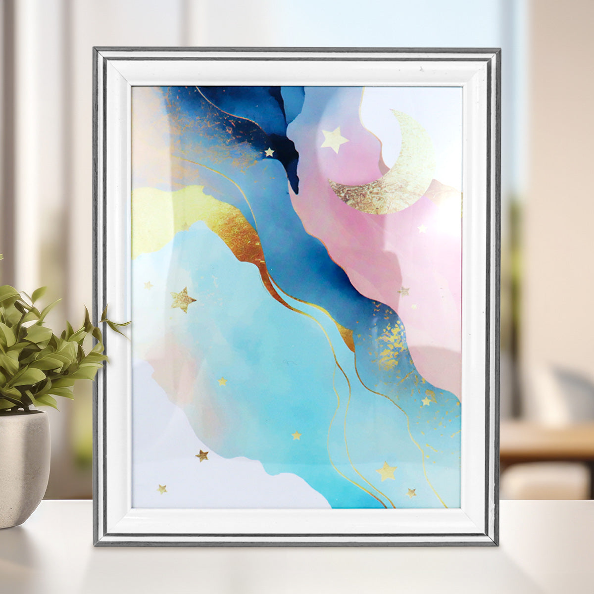 Portarretrato Clásico, Color Blanco, 20x25cm