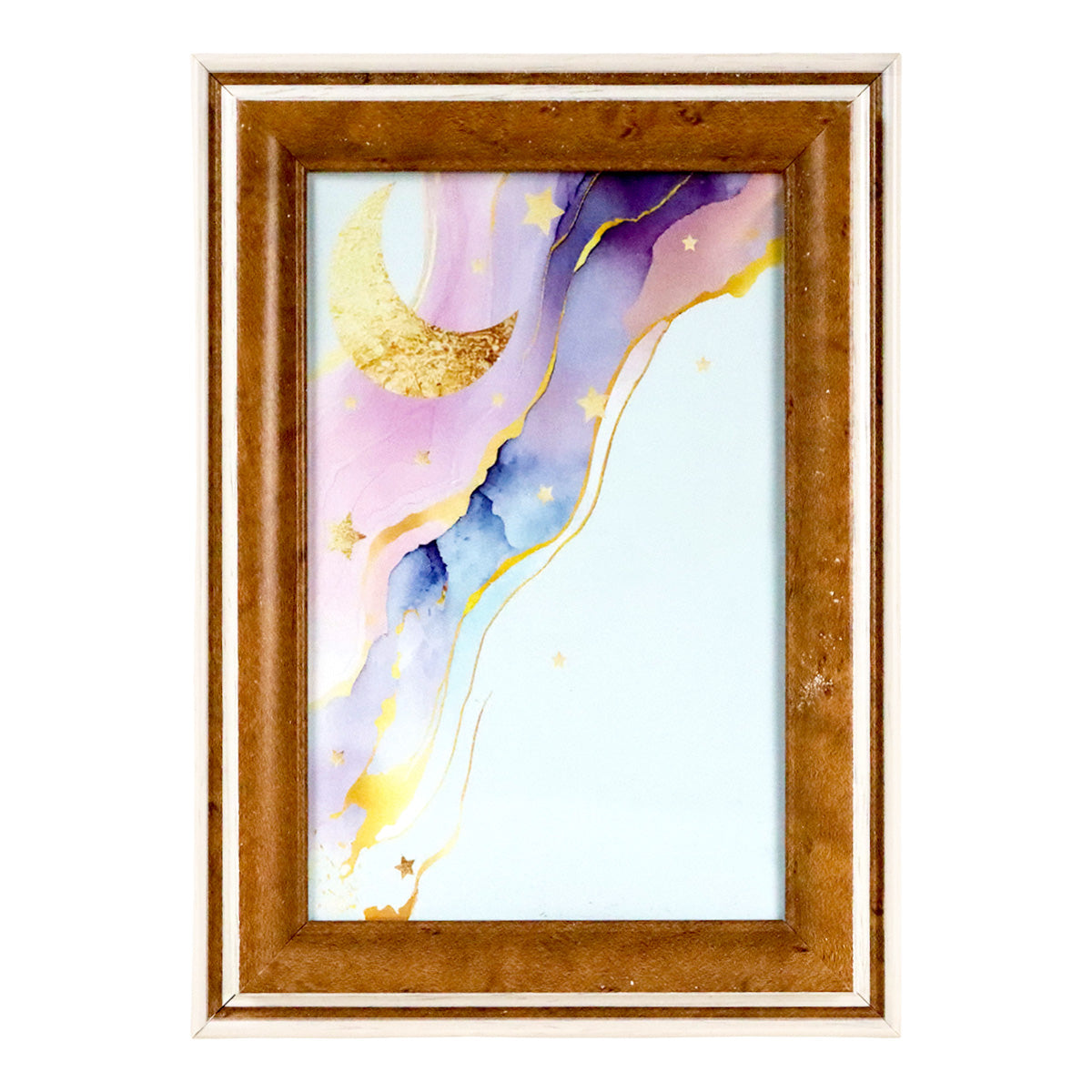 Portarretrato Caoba, Color Café, 10x15 cm