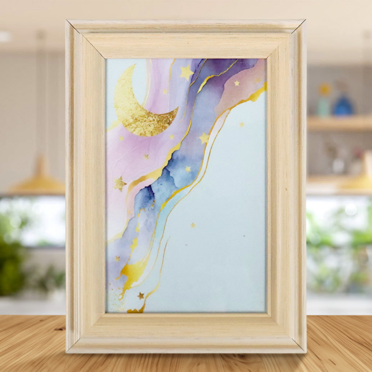 Portarretrato Caoba, Color Crema, 10x15 cm