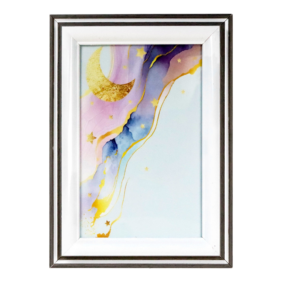 Portarretrato Caoba, Color Blanco, 10x15 cm