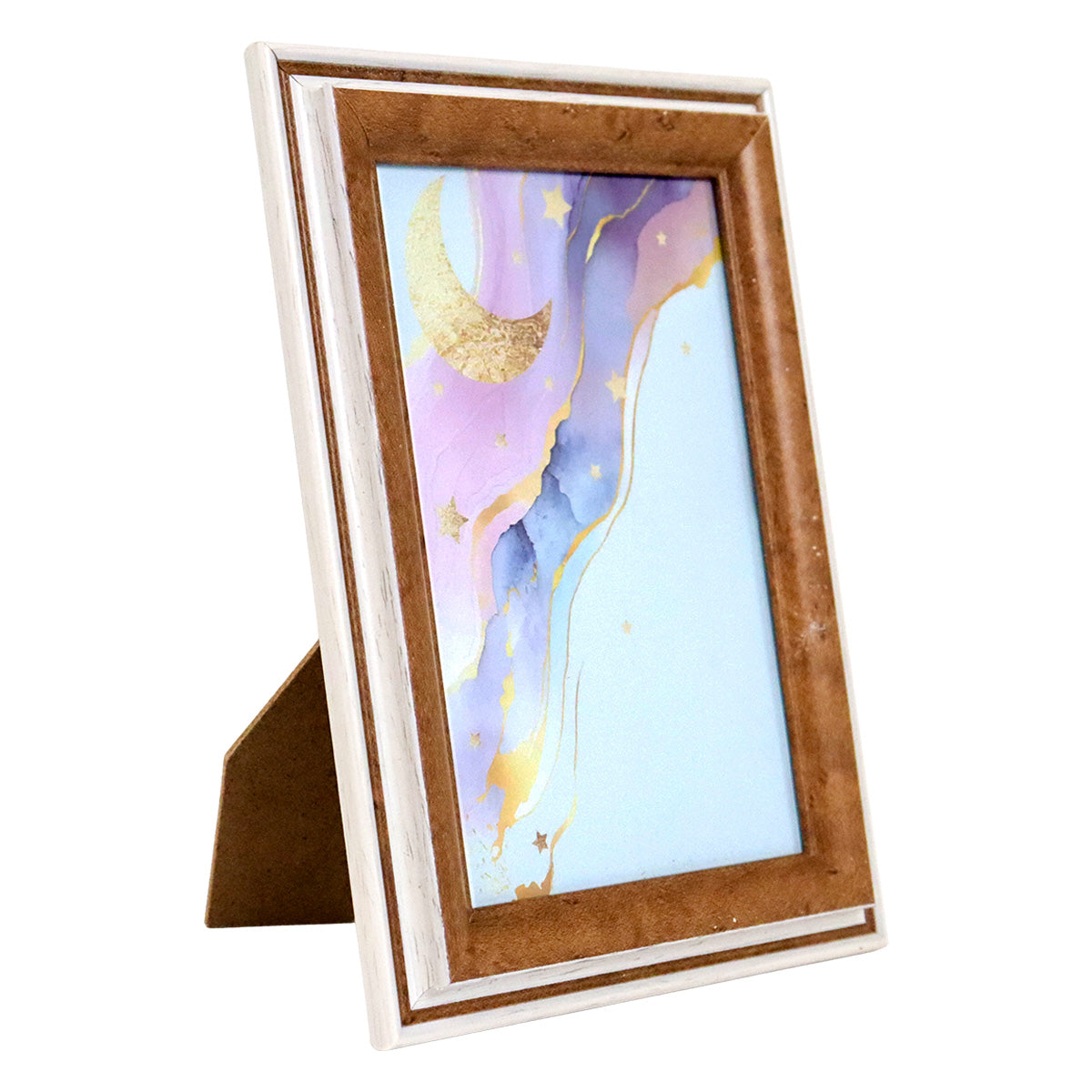 Portarretrato Caoba, Color Café, 10x15 cm