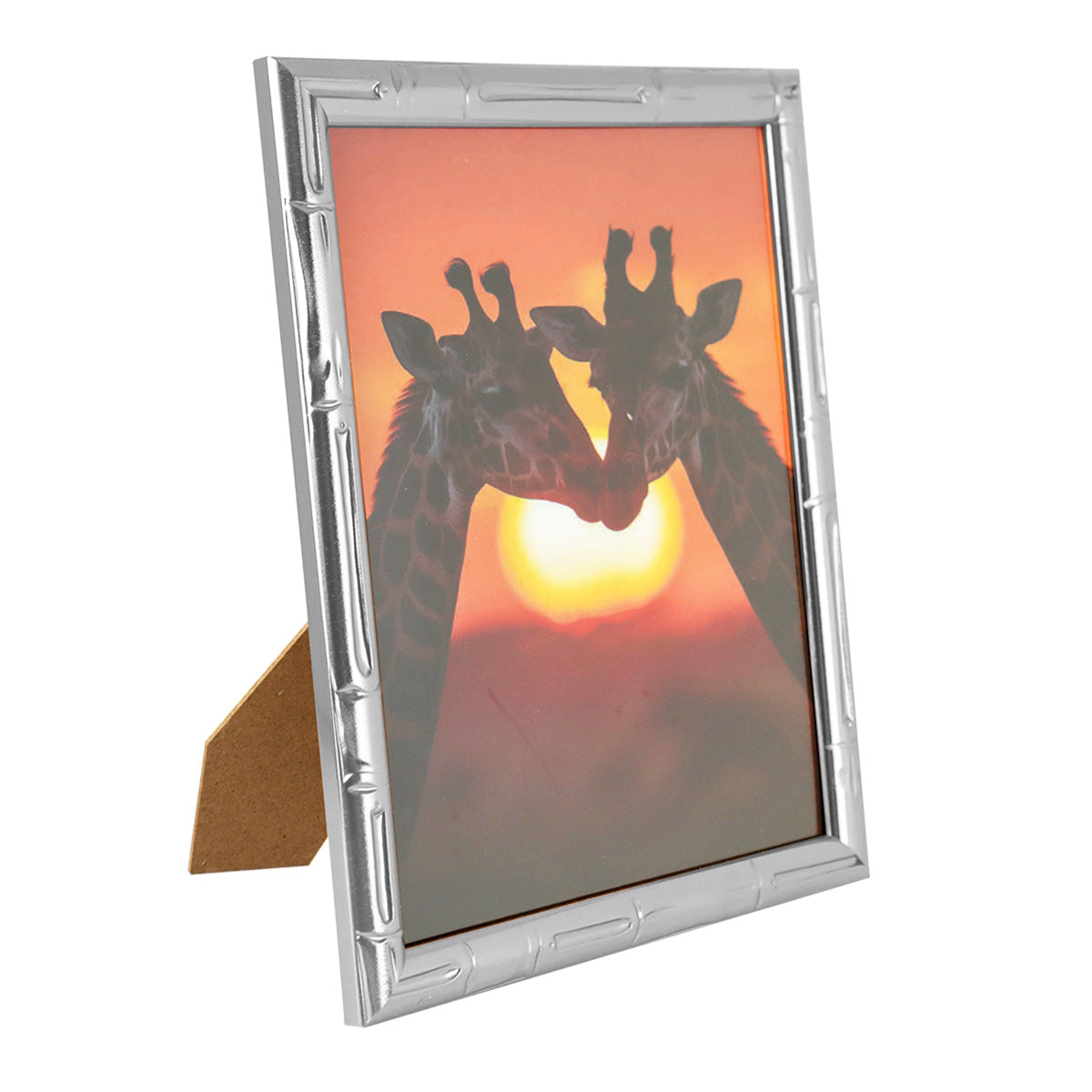 Portarretrato Jirafas, Color Plata, 20x25 cm