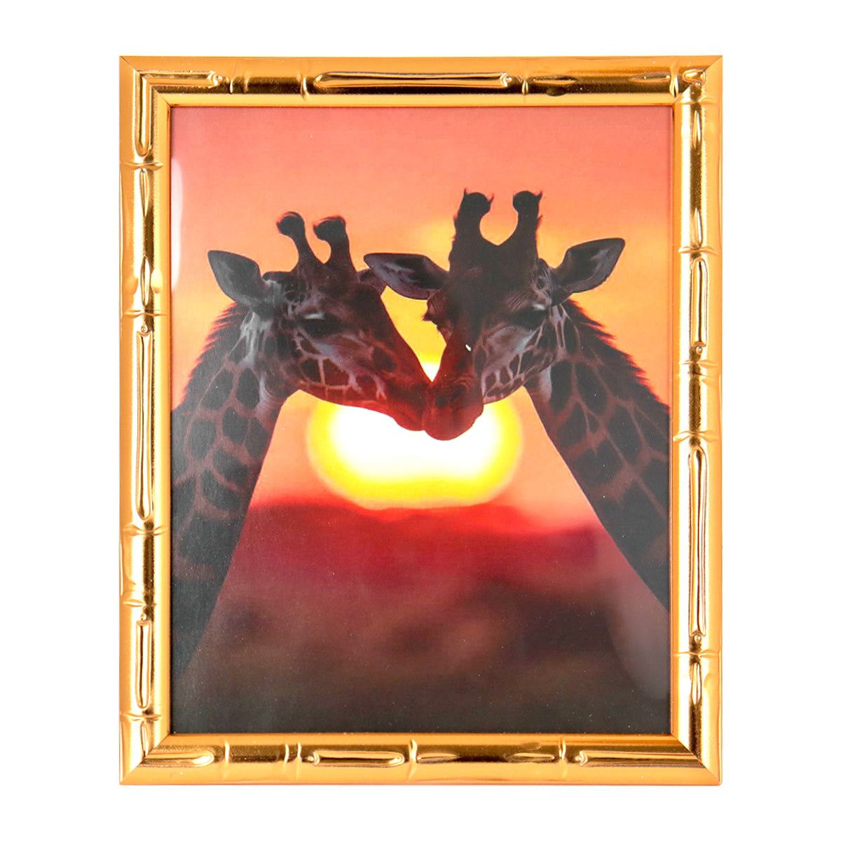 Portarretrato Jirafas, Color Cobre, 20x25 cm