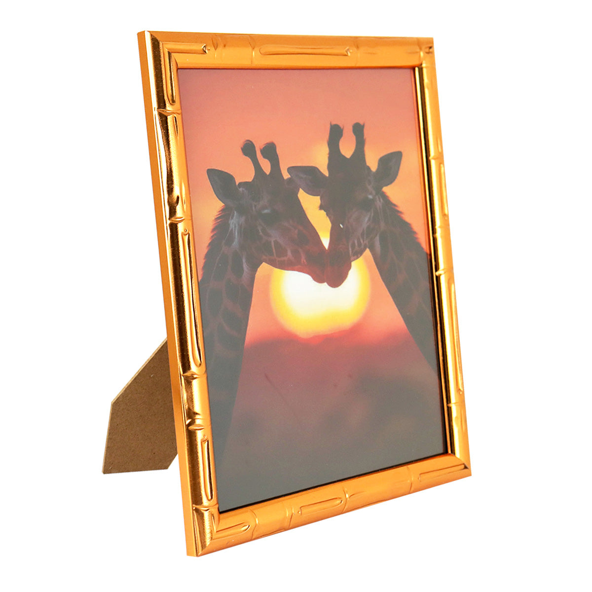 Portarretrato Jirafas, Color Cobre, 20x25 cm