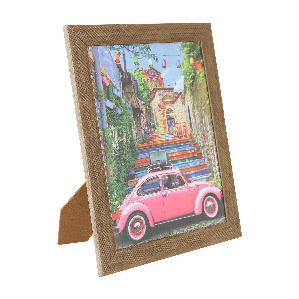 Portarretrato de Madera con Textura, 20x25 cm