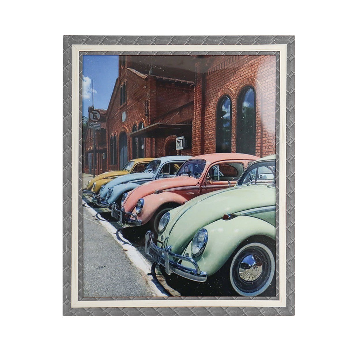 Portarretrato Escarabajo, Color Plata, 20x25 cm