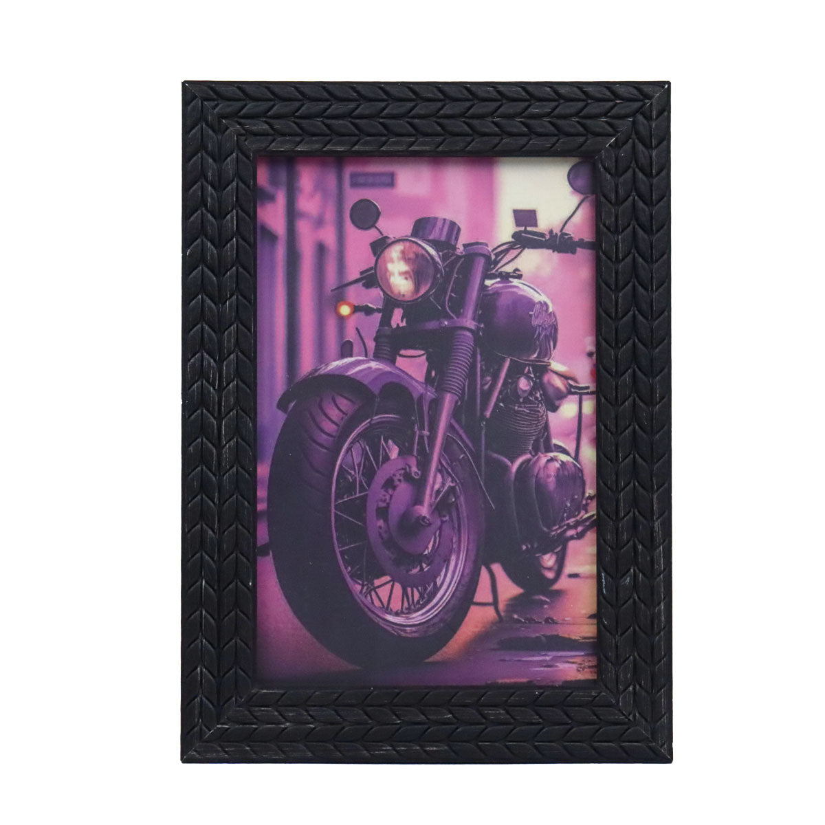 Portarretrato, Marco Trenzado, Color Negro, 10x15 cm