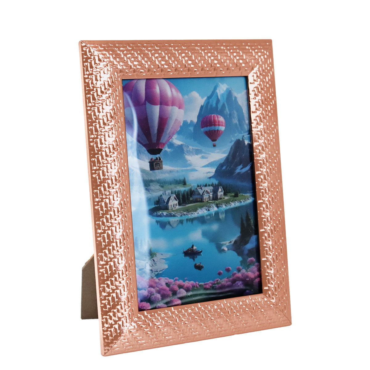 Portarretrato Globo, Color Cobre, 10x15 cm