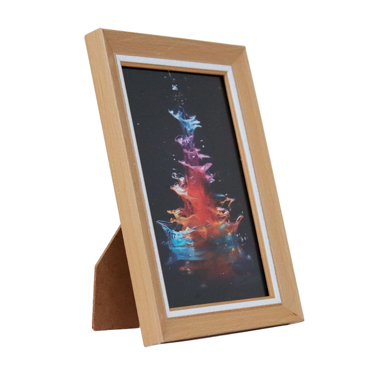 Portarretrato Splash, Madera, 10x15 cm