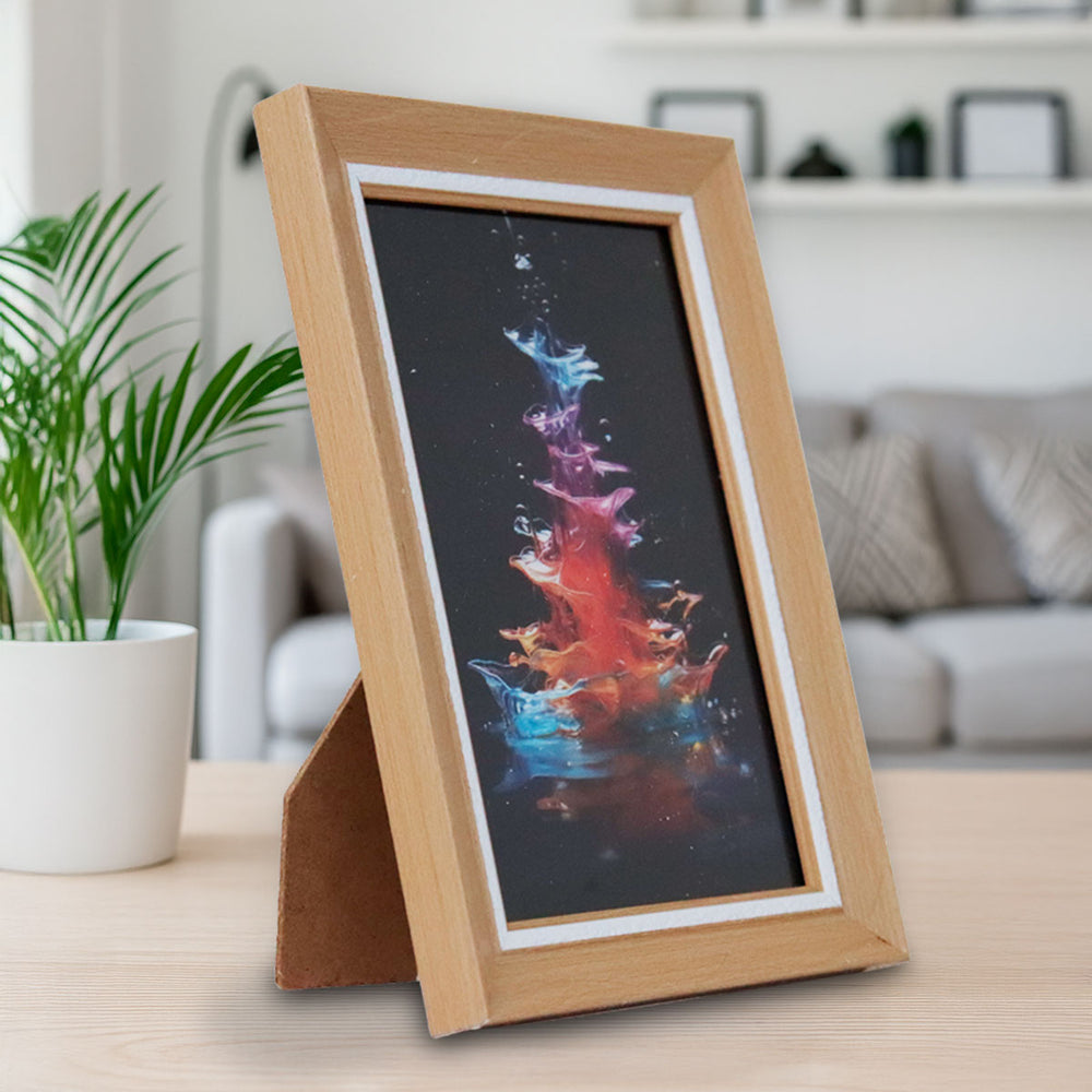 Portarretrato Splash, Madera, 10x15 cm