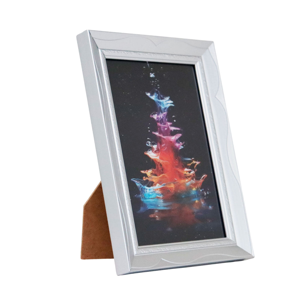 Portarretrato Splash, Color Plata, 10x15 cm