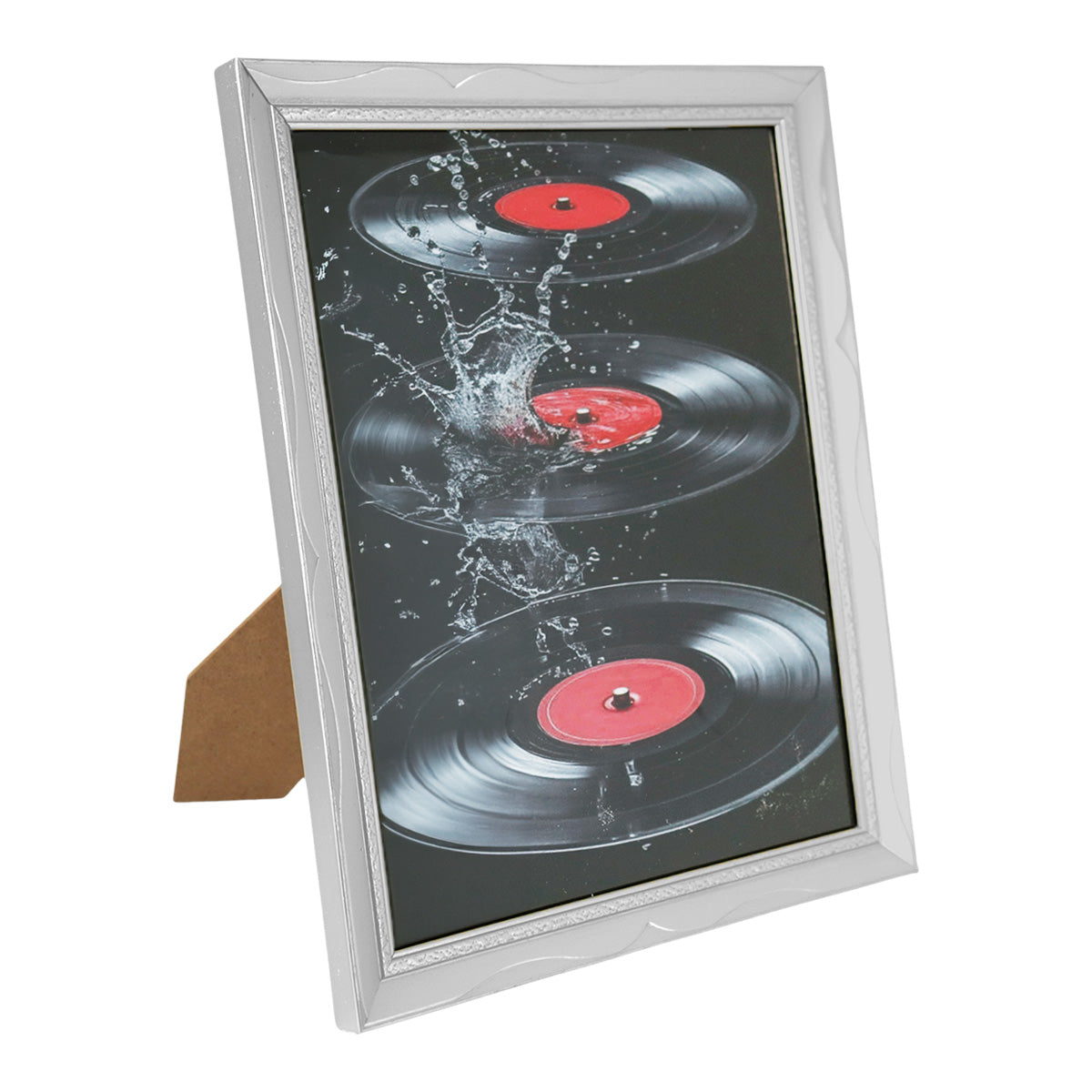 Portarretrato Vinilos, Color Plata, 20x25 cm