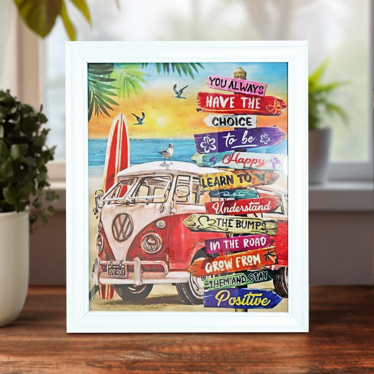 Portarretrato Color Blanco Pastel, 20x25 cm