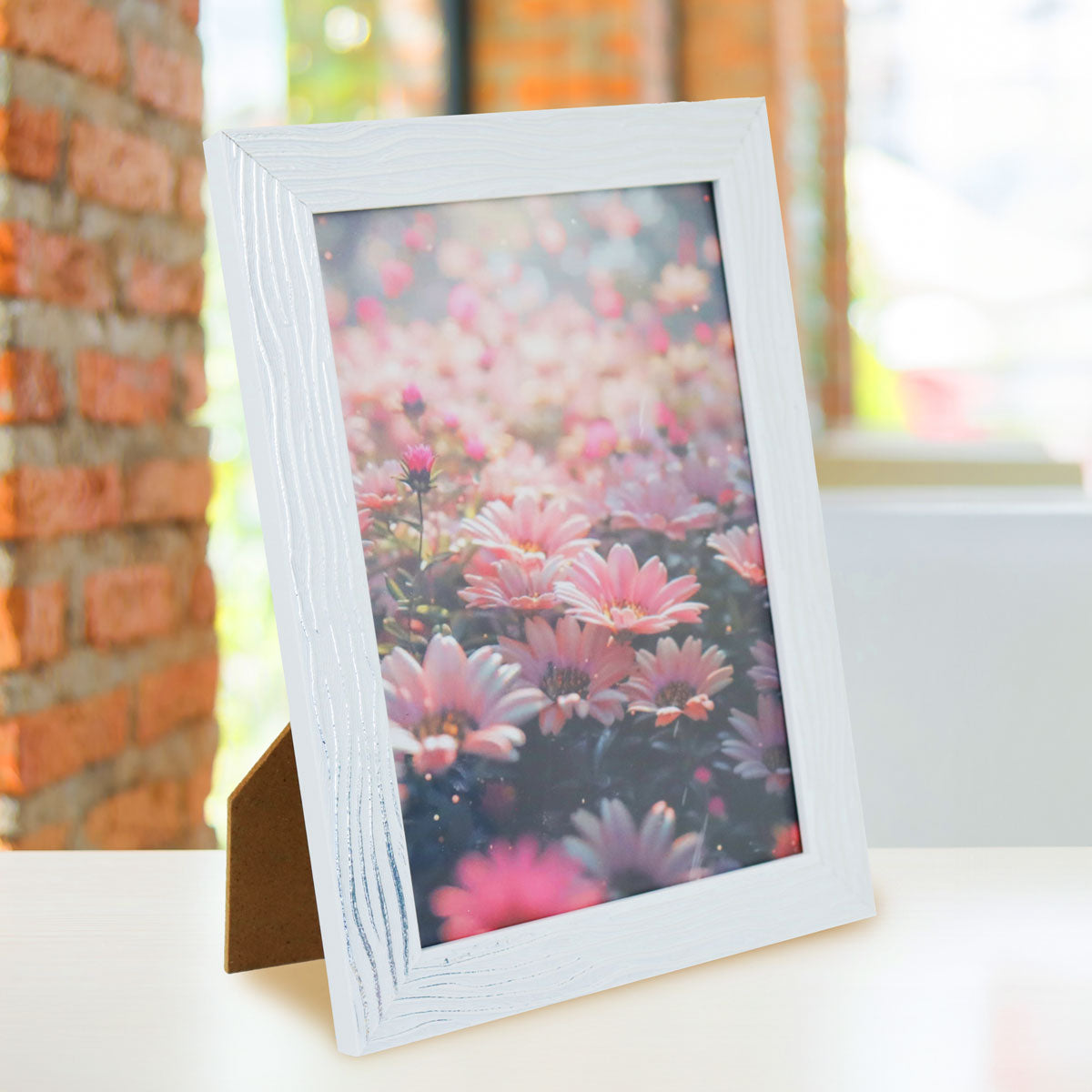 Portarretrato Waves, Color Blanco, 12x17cm