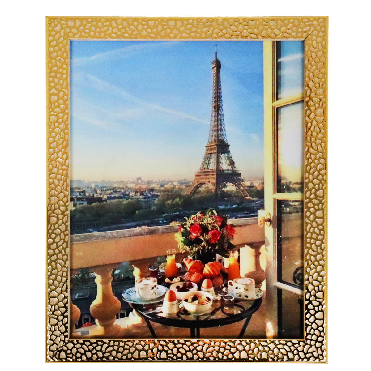 Portarretrato Eiffel, Craquelado Brillante, 20x25 cm