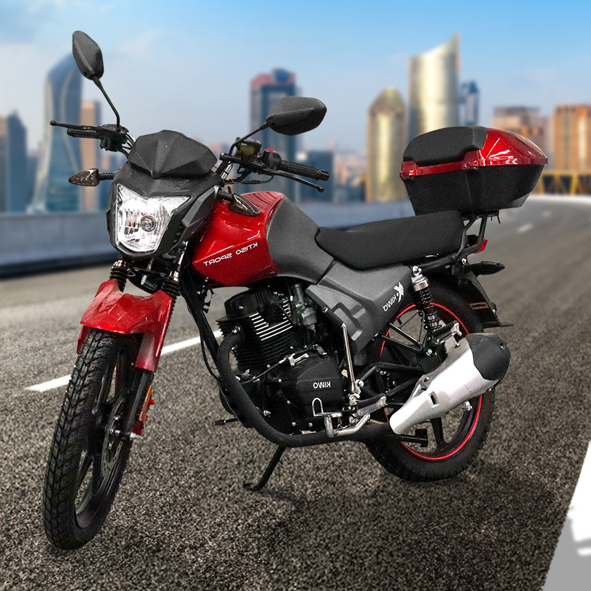 Motocicleta Kiwo, Color Rojo, KT150 Sport, 2025