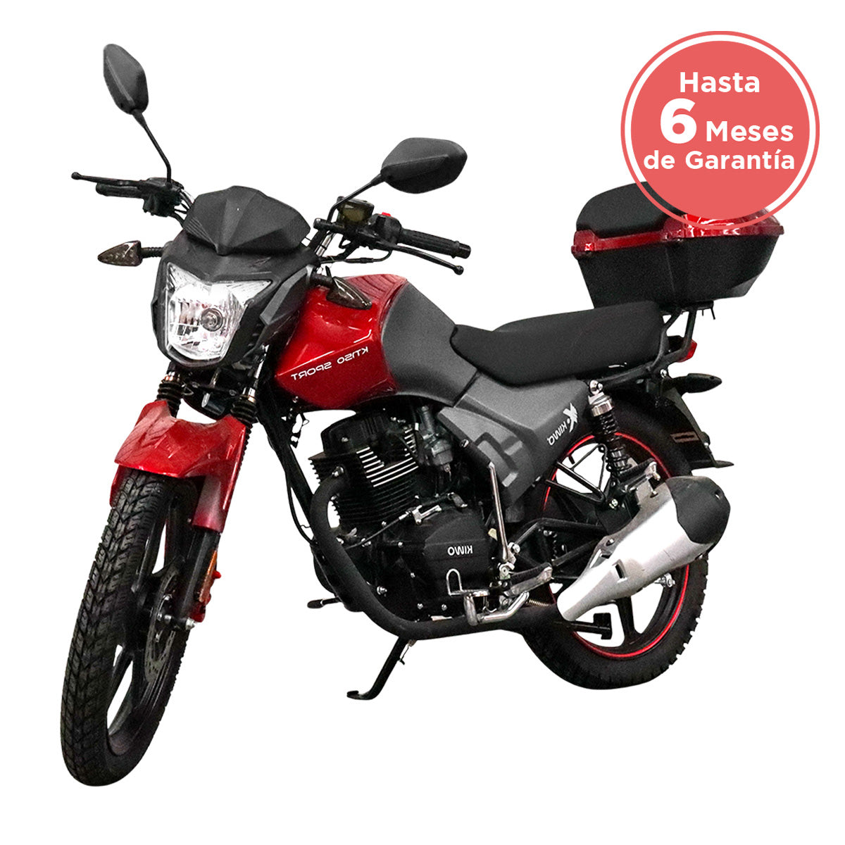 Motocicleta Kiwo, Color Rojo, KT150 Sport, 2025
