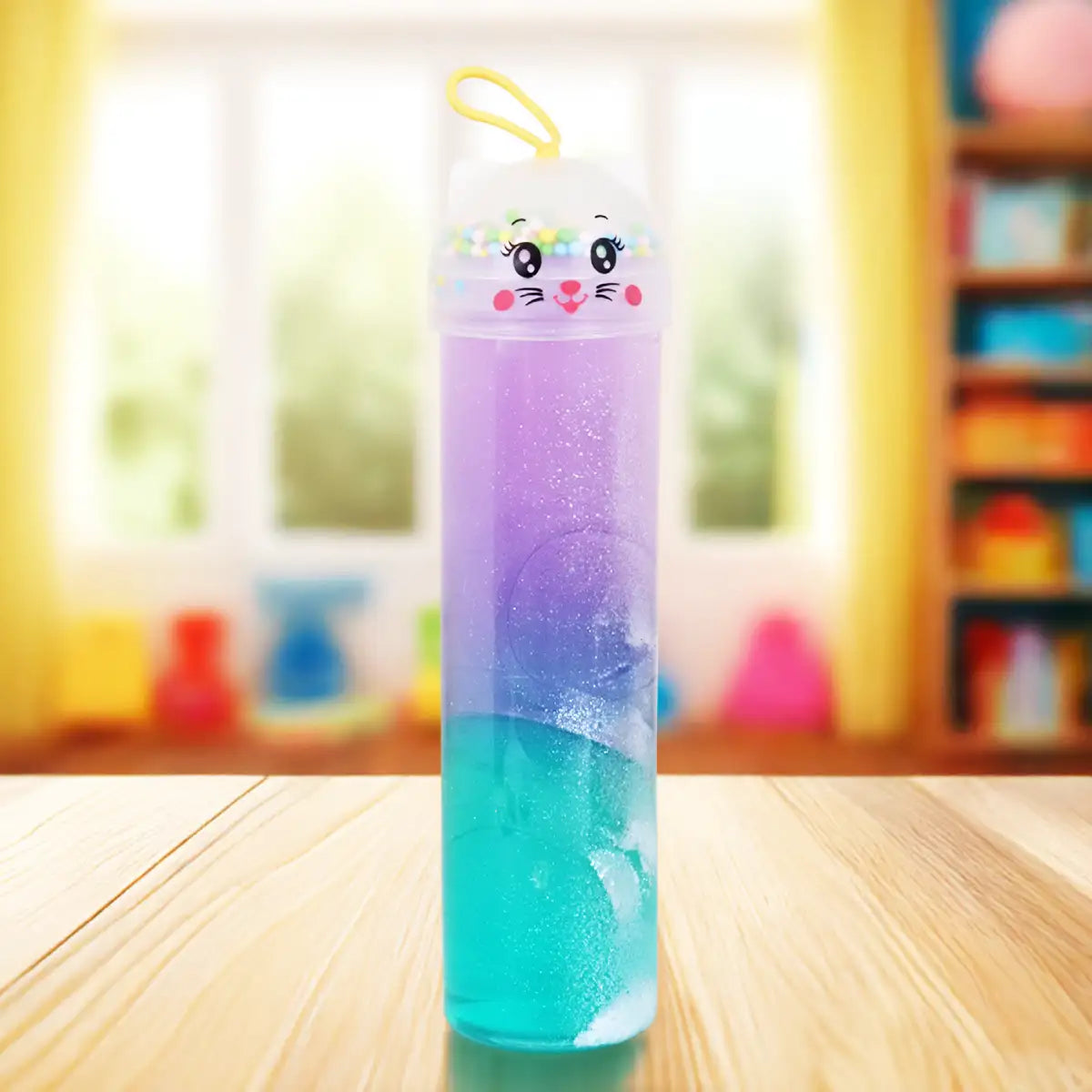 Slime, Gatito, Color Morado y Azul