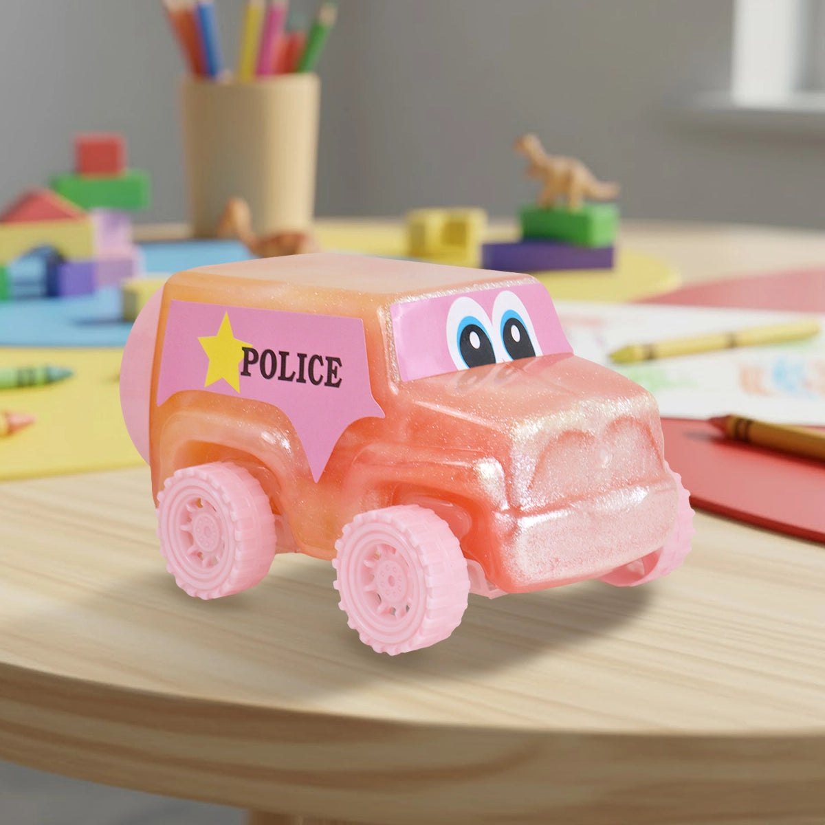 Slime, Carrito, Color Rosa