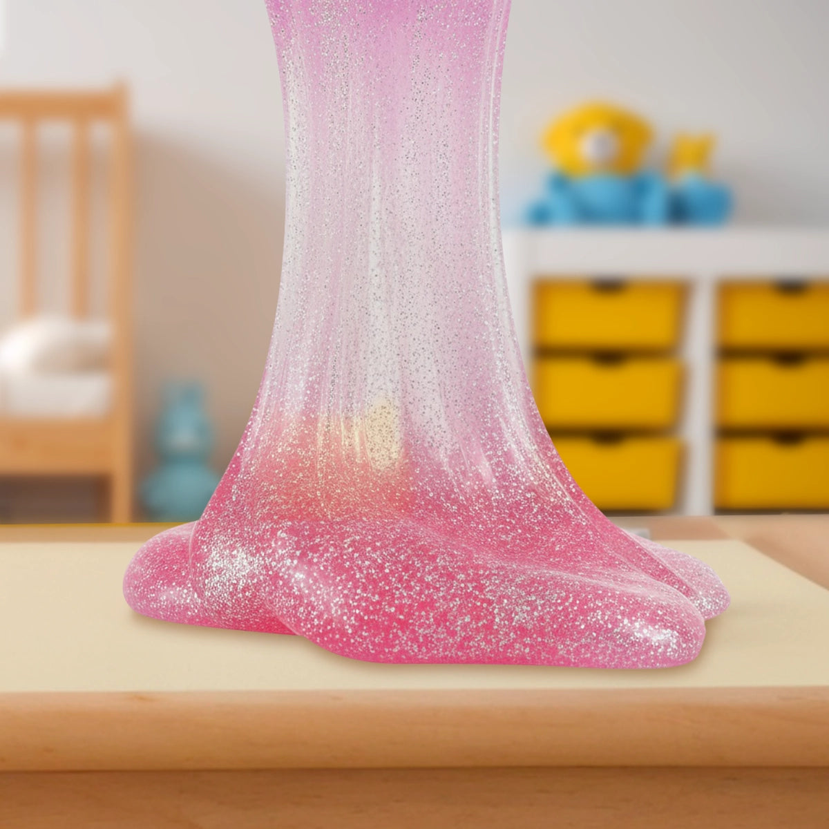 Slime, Carrito, Color Rosa Fuerte