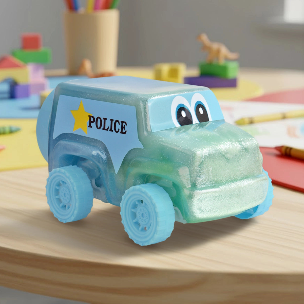 Slime, Carrito, Color Turquesa